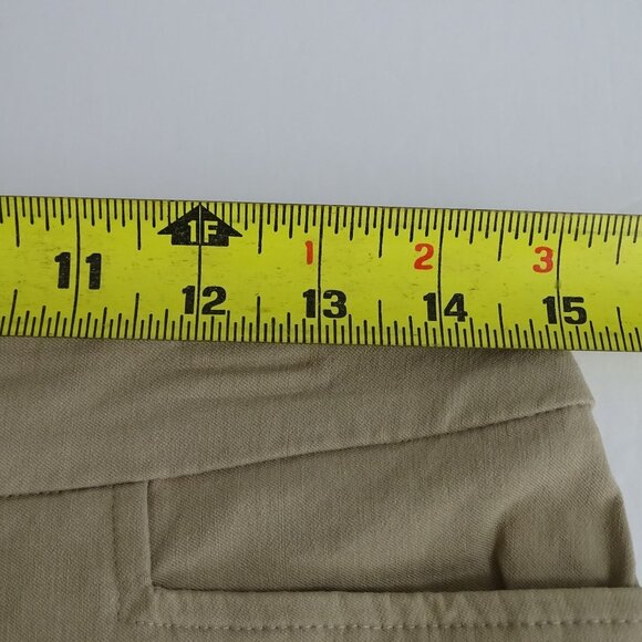 George Beige Rayon Blend Pullon Shorts Women Size S 4-6 With Pockets - Picture 7 of 11